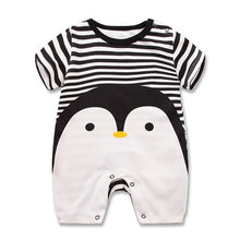 Load image into Gallery viewer, 100% Pure Cotton Baby Girl Romper Summer Short Sleeved Cartoon Animal Jumpsuit Toddler Cute Boutique Clothes For Baby Clothing