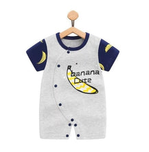 Load image into Gallery viewer, 100% Pure Cotton Baby Girl Romper Summer Short Sleeved Cartoon Animal Jumpsuit Toddler Cute Boutique Clothes For Baby Clothing