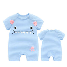 Load image into Gallery viewer, 100% Pure Cotton Baby Girl Romper Summer Short Sleeved Cartoon Animal Jumpsuit Toddler Cute Boutique Clothes For Baby Clothing