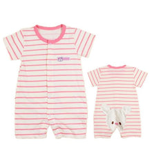 Load image into Gallery viewer, 100% Pure Cotton Baby Girl Romper Summer Short Sleeved Cartoon Animal Jumpsuit Toddler Cute Boutique Clothes For Baby Clothing