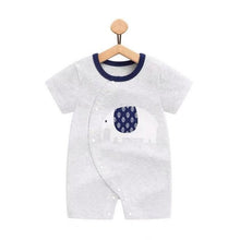 Load image into Gallery viewer, 100% Pure Cotton Baby Girl Romper Summer Short Sleeved Cartoon Animal Jumpsuit Toddler Cute Boutique Clothes For Baby Clothing