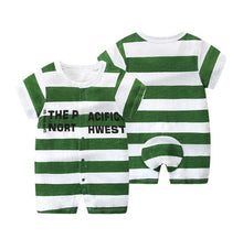 Load image into Gallery viewer, 100% Pure Cotton Baby Girl Romper Summer Short Sleeved Cartoon Animal Jumpsuit Toddler Cute Boutique Clothes For Baby Clothing
