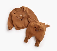 Load image into Gallery viewer, Baby Suit Autumn Winter Baby Boy Cartoon Cute Clothing Pullover Sweatshirt Top + Pant Clothes Set Baby Toddler Girl Outfit Suit