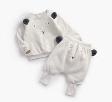 Load image into Gallery viewer, Baby Suit Autumn Winter Baby Boy Cartoon Cute Clothing Pullover Sweatshirt Top + Pant Clothes Set Baby Toddler Girl Outfit Suit
