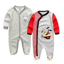Load image into Gallery viewer, 2020 baby clothes Full Sleeve cotton infantis baby clothing romper cartoon costume ropa bebe 3 6 9 12 M newborn boy girl clothes