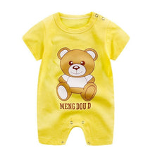 Load image into Gallery viewer, 2020 Cheap cotton Baby romper Short Sleeve baby clothing One Piece Summer Unisex Baby Clothes girl and boy jumpsuits Giraffe