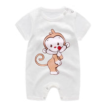 Load image into Gallery viewer, 2020 Cheap cotton Baby romper Short Sleeve baby clothing One Piece Summer Unisex Baby Clothes girl and boy jumpsuits Giraffe