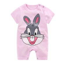 Load image into Gallery viewer, 2020 Cheap cotton Baby romper Short Sleeve baby clothing One Piece Summer Unisex Baby Clothes girl and boy jumpsuits Giraffe