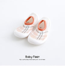 Load image into Gallery viewer, baby shoes with soft rubber baby girl baby boy floor sock shoes spring summer anti-slip