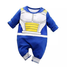 Load image into Gallery viewer, Baby Boy Clothes Newborn Rompers 100% Cotton Dragon Ball Vegeta Infant Jumpsuits Baby Long Sleeve Cartoon New born Clothing