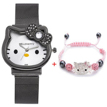 Load image into Gallery viewer, High Quality Cartoon Cute Mesh Stainless Steel Band Quartz Watch Children Kids Girls Boys Casual Bracelet Wristwatch Relogio
