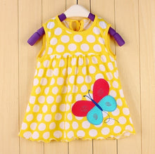 Load image into Gallery viewer, 2018 Summer Baby Dress New Girls Fashion Infantile Dresses Cotton Children's Clothes Flower Style Kids Clothing Princess Dress