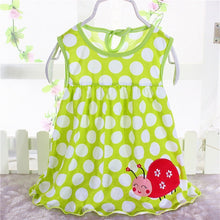 Load image into Gallery viewer, 2018 Summer Baby Dress New Girls Fashion Infantile Dresses Cotton Children's Clothes Flower Style Kids Clothing Princess Dress