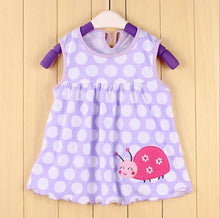 Load image into Gallery viewer, 2018 Summer Baby Dress New Girls Fashion Infantile Dresses Cotton Children's Clothes Flower Style Kids Clothing Princess Dress