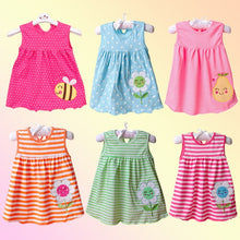 Load image into Gallery viewer, 2018 Summer Baby Dress New Girls Fashion Infantile Dresses Cotton Children's Clothes Flower Style Kids Clothing Princess Dress