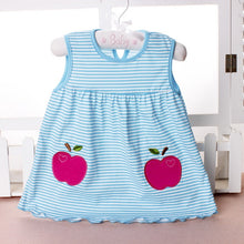 Load image into Gallery viewer, 2018 Summer Baby Dress New Girls Fashion Infantile Dresses Cotton Children's Clothes Flower Style Kids Clothing Princess Dress