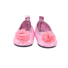 Load image into Gallery viewer, Doll Shoes 7 Cm Sequin Cute Sandals Shoes Boots For 18 Inch American&43 Cm Baby New Born Doll Accessories Girl`s Toy 1/3 Blyth