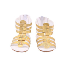 Load image into Gallery viewer, Doll Shoes 7 Cm Sequin Cute Sandals Shoes Boots For 18 Inch American&43 Cm Baby New Born Doll Accessories Girl`s Toy 1/3 Blyth