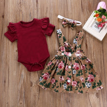 Load image into Gallery viewer, Humor Bear Baby Girl Clothes Set Toddler Cotton Suit Kids Girl Outfits Spring Tracksuit Infant Clothing Set