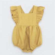 Load image into Gallery viewer, Newborn Baby Girls Rompers Ruffle Linen Cotton Baby Girl Clothes Spring Summer Backcross Jumpsuits Outfits Sunsuit Baby Clothing