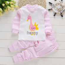 Load image into Gallery viewer, 2pcs Autumn Winter Baby Girls Boys Clothes Cartoon Long-Sleeve T-Shirt + Pant Suit Girls Clothing Set Children Clothing