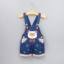 Load image into Gallery viewer, 1 2 3T Baby Clothing Boys Girls Jeans Overalls Shorts Toddler Infant Denim Rompers Cute Cartoon Bebe Pants Summer Bib Clothes