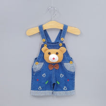 Load image into Gallery viewer, 1 2 3T Baby Clothing Boys Girls Jeans Overalls Shorts Toddler Infant Denim Rompers Cute Cartoon Bebe Pants Summer Bib Clothes