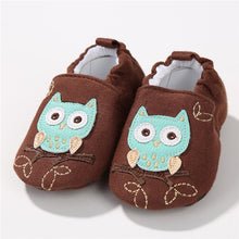 Load image into Gallery viewer, 1 Pair Fashion Cotton Cloth First Walker Cartoon Baby Boy Girls Shoes Bebe Toddler Moccasins 0-24M Non-slip Soft Bottom Shoes