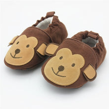 Load image into Gallery viewer, 1 Pair Fashion Cotton Cloth First Walker Cartoon Baby Boy Girls Shoes Bebe Toddler Moccasins 0-24M Non-slip Soft Bottom Shoes