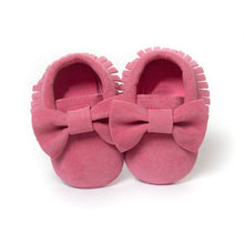 Load image into Gallery viewer, Baby Girls Shoes First Walkers Newborn Baby Moccasins Soft Boy Girl Fringe Soft Soled Non-slip Footwear Shoes