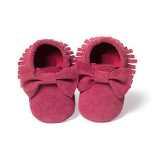 Load image into Gallery viewer, Baby Girls Shoes First Walkers Newborn Baby Moccasins Soft Boy Girl Fringe Soft Soled Non-slip Footwear Shoes