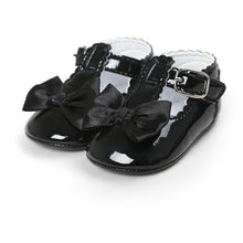 Load image into Gallery viewer, 12 Color Fashion Baby Girls Baby Shoes Cute Newborn First Walker Shoes Infant Letter Princess Soft Sole Bottom Anti-slip Shoes