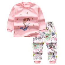 Load image into Gallery viewer, Autumn Winter 2020 Baby Boy Girls Clothes Cotton Girl Clothing Sets Cartoon Long-sleeved T-shirt+Pants Infant Clothes 2pcs Suit
