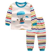 Load image into Gallery viewer, Autumn Winter 2020 Baby Boy Girls Clothes Cotton Girl Clothing Sets Cartoon Long-sleeved T-shirt+Pants Infant Clothes 2pcs Suit