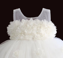 Load image into Gallery viewer, baby girls dresses lace flower kids clothing princess wedding baptism children wear 1 year birthday vestido infantil 6M-4Y