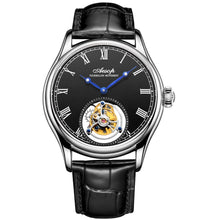 Load image into Gallery viewer, New 100% Original Luxury Tourbillon Watch Mens Mechanical Watches Top Brand Classic White Leather Watch Relogio Masculino