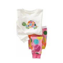 Load image into Gallery viewer, kids pajamas children sleepwear baby pajamas sets boys girls animal pyjamas pijamas cotton nightwear clothes kids clothing