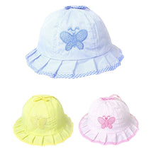 Load image into Gallery viewer, 1PC Baby Hat Girl Magic Reversible Bucket Cap for 3 to 12 Months Infant Kids Girls Toddler Sun Hats Summer Flower Bow-knot Style