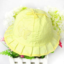 Load image into Gallery viewer, 1PC Baby Hat Girl Magic Reversible Bucket Cap for 3 to 12 Months Infant Kids Girls Toddler Sun Hats Summer Flower Bow-knot Style
