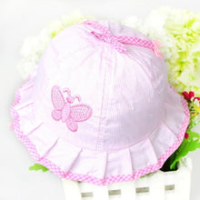 Load image into Gallery viewer, 1PC Baby Hat Girl Magic Reversible Bucket Cap for 3 to 12 Months Infant Kids Girls Toddler Sun Hats Summer Flower Bow-knot Style