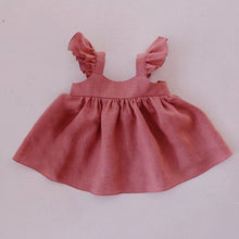 Load image into Gallery viewer, Linen Baby Dresses Summer Girls Clothes Princess Dress 1st Birthday Party Dress For Girl Cute Infant toddler Girls Clothing