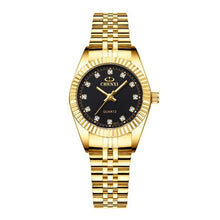 Load image into Gallery viewer, CHENXI Luxury Couple Watch Golden Fashion Stainless Steel Lovers Watch Quartz Wrist Watches For Women & Men Analog Wristwatch