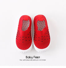 Load image into Gallery viewer, baby shoes for summer Boys and girls hollow flying woven shoes