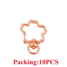 Load image into Gallery viewer, 5-20pcs/lot Key Chain Key Ring keychain Bronze Rhodium Gold 28mm Long Round Split Keyrings Keychain Jewelry Making Wholesale DIY
