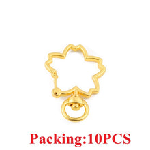 Load image into Gallery viewer, 5-20pcs/lot Key Chain Key Ring keychain Bronze Rhodium Gold 28mm Long Round Split Keyrings Keychain Jewelry Making Wholesale DIY