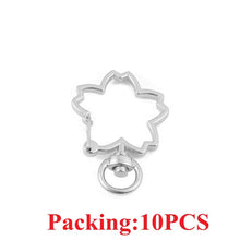 Load image into Gallery viewer, 5-20pcs/lot Key Chain Key Ring keychain Bronze Rhodium Gold 28mm Long Round Split Keyrings Keychain Jewelry Making Wholesale DIY