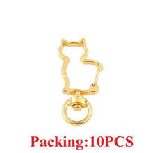 Load image into Gallery viewer, 5-20pcs/lot Key Chain Key Ring keychain Bronze Rhodium Gold 28mm Long Round Split Keyrings Keychain Jewelry Making Wholesale DIY