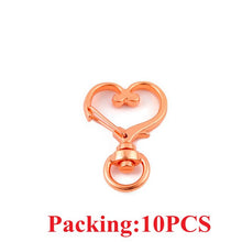 Load image into Gallery viewer, 5-20pcs/lot Key Chain Key Ring keychain Bronze Rhodium Gold 28mm Long Round Split Keyrings Keychain Jewelry Making Wholesale DIY