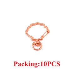 Load image into Gallery viewer, 5-20pcs/lot Key Chain Key Ring keychain Bronze Rhodium Gold 28mm Long Round Split Keyrings Keychain Jewelry Making Wholesale DIY