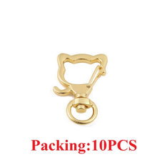 Load image into Gallery viewer, 5-20pcs/lot Key Chain Key Ring keychain Bronze Rhodium Gold 28mm Long Round Split Keyrings Keychain Jewelry Making Wholesale DIY